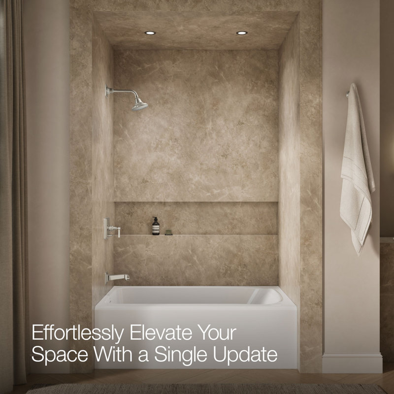 Pinstripe® Pure Rite-Temp Pressure-Balancing Bath and Shower Faucet Trim, Vibrant Polished Nickel, Lever Handle