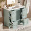 Meuble-lavabo de 36 po avec lavabo, tiroirs et tablette ajustable Olita