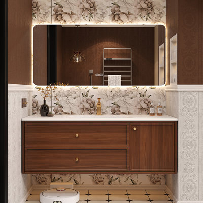 Armoire de salle de bain mode rétro