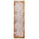 Abrienne Soft Shiny Border Orange/Grey Rug