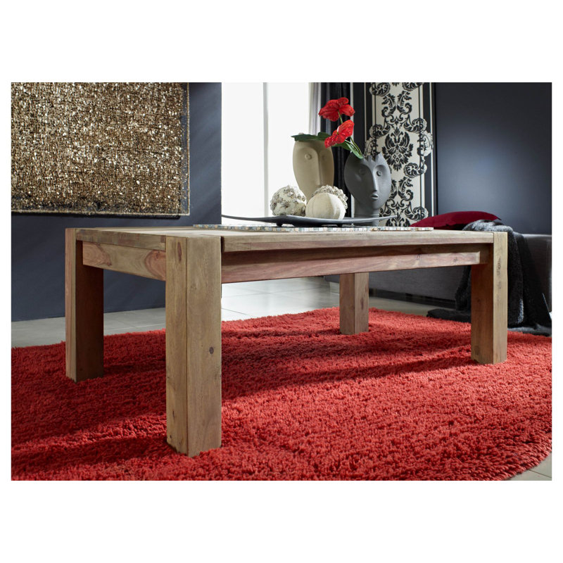 Nature Solid Wood Four Leg Coffee Table