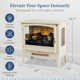 Country Living Smart Infrared Electric Fireplace Stove Heater, Alexa and Google Home Compatible