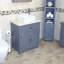 Robeson 750 mm Freestanding Single Vanity with Vessel Ceramic Basin-40557826-40568279