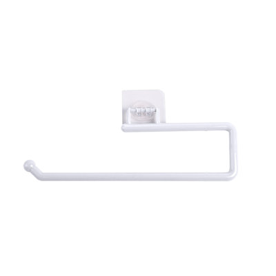 Kitchen Special Paper Towel Roll Paper Hanging Shelf Cling Film Organizer Toilet Paper Hook Rag