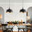 1-E26 Light 21.26 inch Large Dome Kitchen Pendant Light