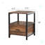 Table de chevet en acier Deetya