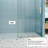 56" - 60" W X 76" H Frameless Soft-Closing Single Sliding Shower Door, 1/4" (6Mm) Tempered Glass With Explosion-Proof Coating Via Express Delivery, Gold GF-24D01-60GX-119866341