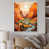 White Floater Framed
