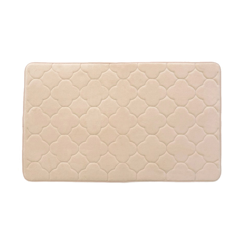 Tapis pour salle de bain Deleo, Tapioca, l 24 po x L 40 po