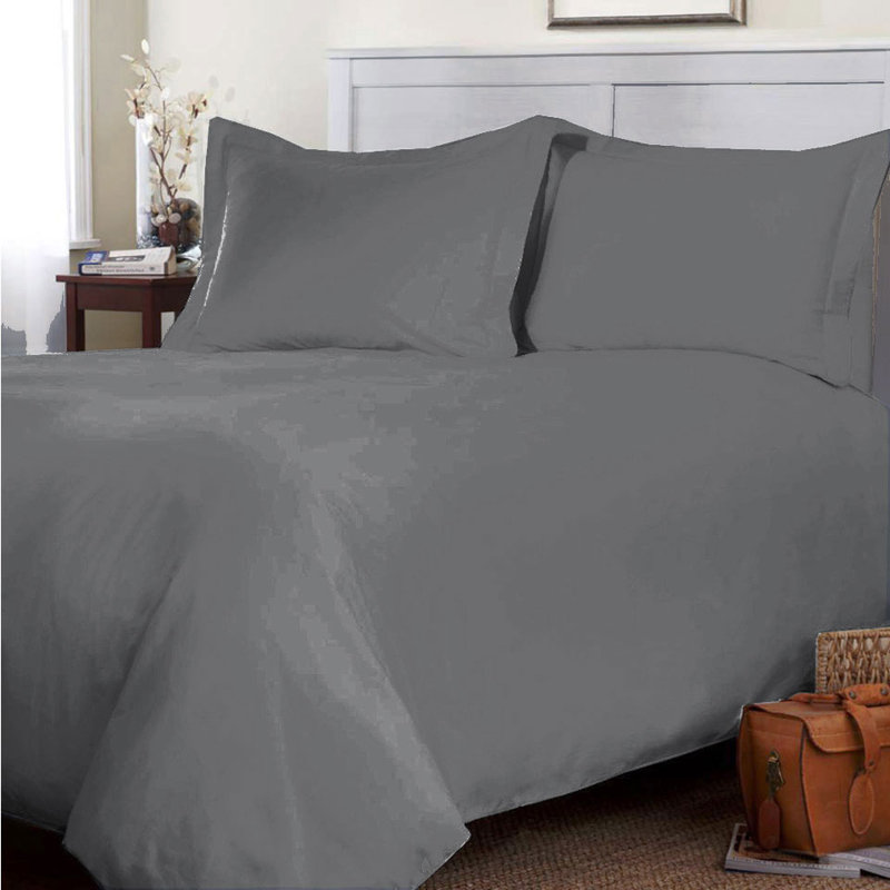 Ensemble de housse de couette Misha, Très grand, Anthracite