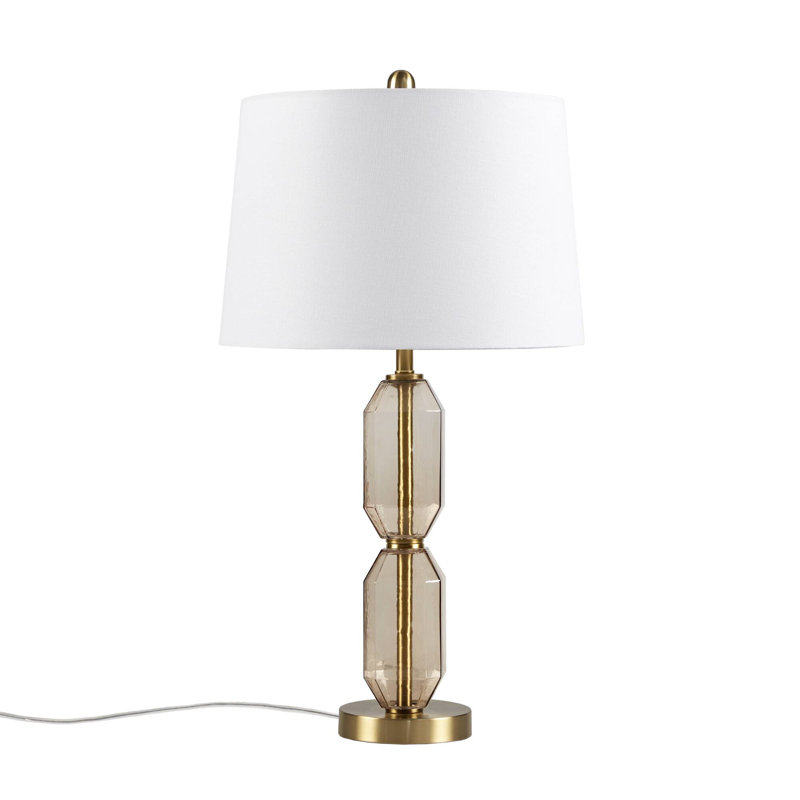 Zirconia Table Lamp, Brown