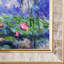 "water lilies" par claude monet, peinture sur toile encadrée-1461120162-1461123345