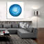  «Centre of Blue 2» par Danhui Nai, art mural en verre acrylique, 36 po x 36 po-1812121742