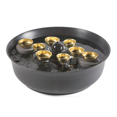 Indoor Brass Sculptural Fountain