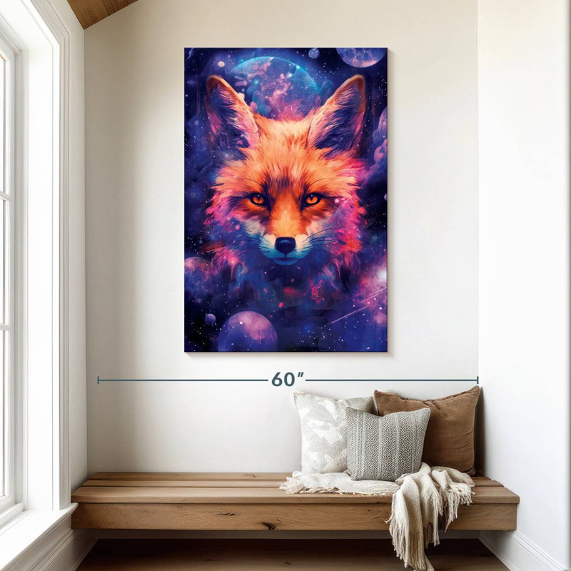 Brampt Cosmic Fox I, 48" H x 32" W