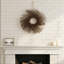 Base de couronne de vigne naturelle. Forme de brindille en rotin séché rustique 15,7 po pour bricolage. Décoration murale de porte d'entrée de ferme Boho. Fourniture florale de printemps et de la Saint-Patrick