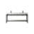 Funes 72'' Double Bathroom Vanity with Stone Top-92698139-92698140-92698141