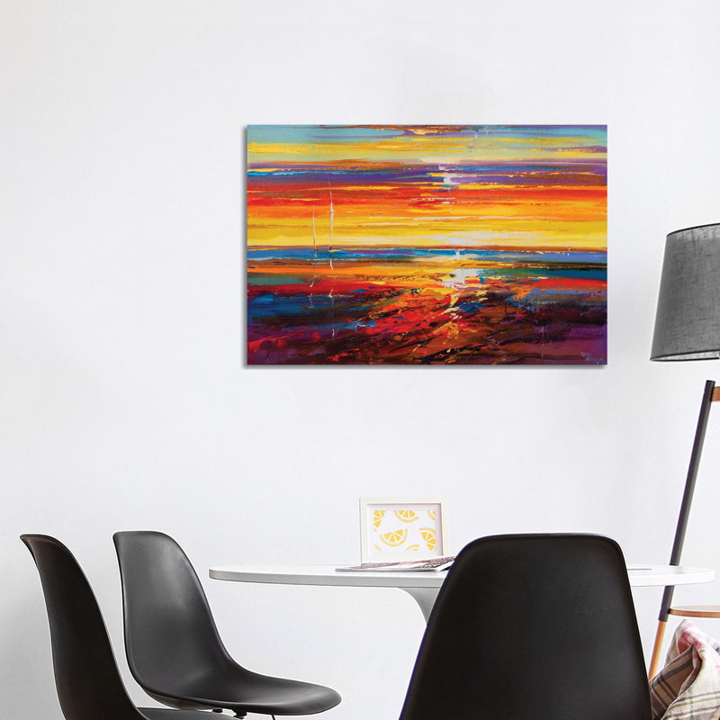 Abstract Seascape X by Andrej Ostapchuk - Wrapped Canvas Art Prints, 66.04 cm H x 45.72 cm W x 1.91 cm D