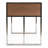 Antron Solid Wood Stainless Steel Writing Desk