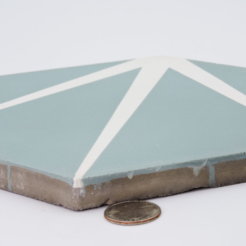 Menara 8" x 9" Cement Wall & Floor Tile