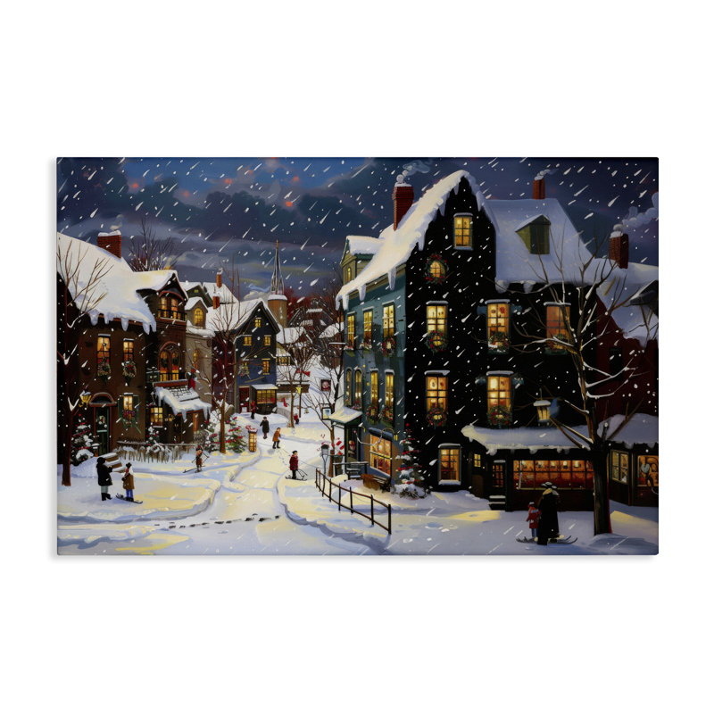 Art mural sur toile Frozen Urban Charm par Lazar Studio, H 30 po x l 30 po