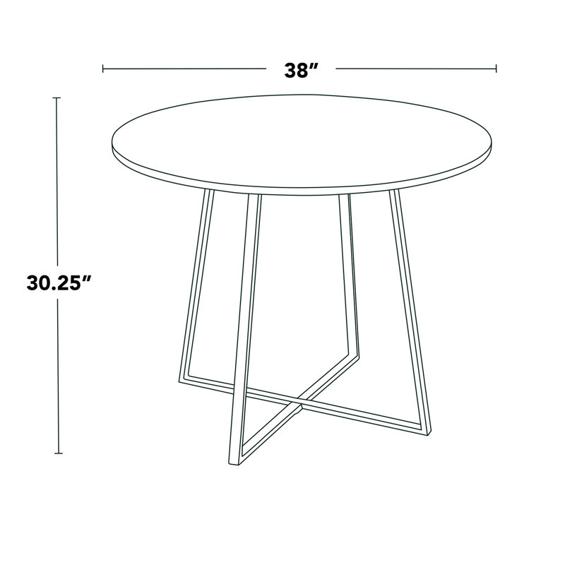 Table de salle à manger en bois naturel transfert et bois aggloméré blanc, Blanc/naturel
