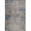 Rapture Abstract Cotton Gray/Blue Area Rug-53934811