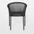 Stackable Aluminum Metal Outdoor Patio Dining Chairs Set Of 4 With Seat Cushion