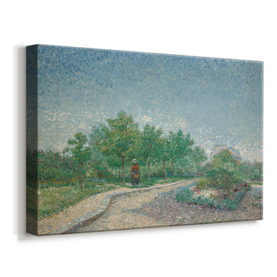 Le Parc Voyer d'Argenson à Asnières (Vincent van Gogh), toile tendue avec châssis - 1887