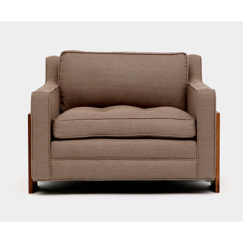 Tufted Armchair, Earth Velvet