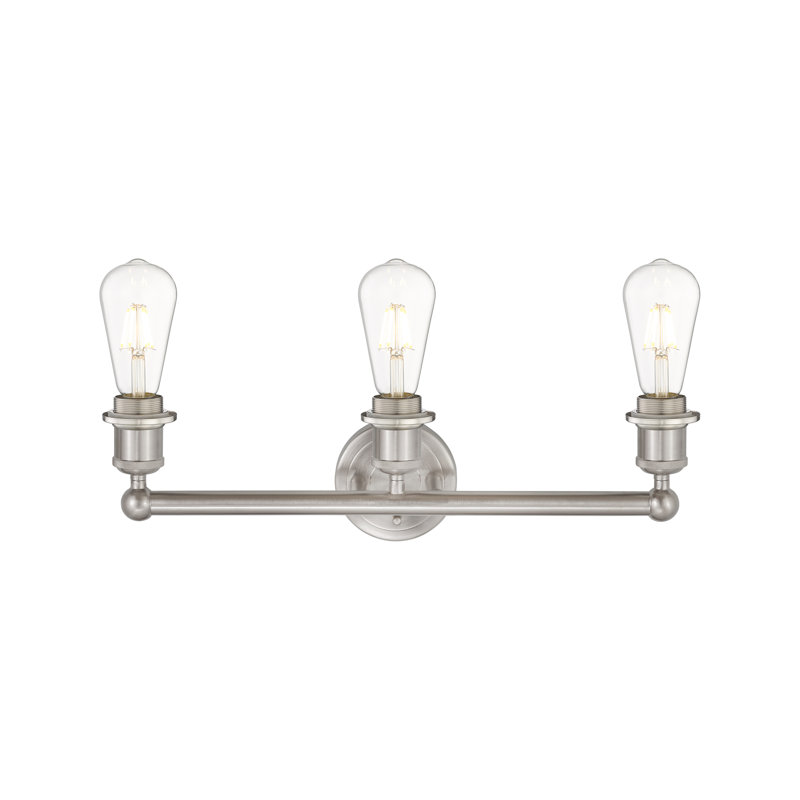 Noille 3 - Light Dimmable Vanity Light, Mercury, Brushed Satin Nickel