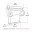 Applique en bois majestueux 4 po x 3-7 / 8 po x 1 po Acanthus-75104823