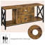 Meuble télé en bois manufacturé de 55 po pour téléviseur de 65 po ou moins-1906514461