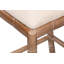 Brighton Upholstered Stool with Solid Wood Frame