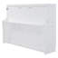 Lit escamotable double avec élévateur hydraulique et bureau - Lit mural peu encombrant pour petits appartements, blanc-480732966-480732953