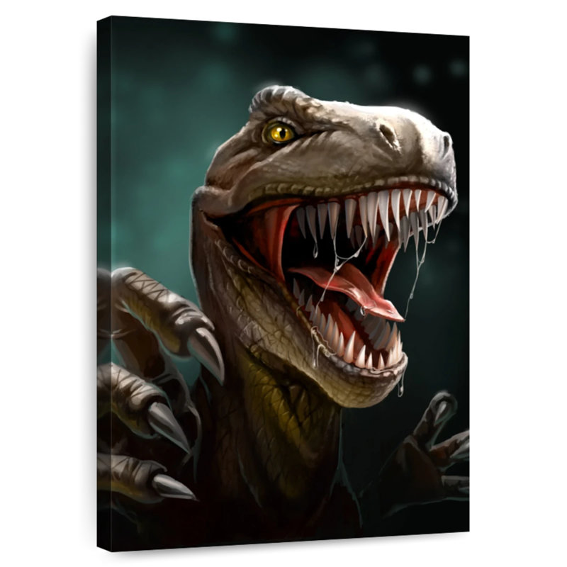Brampt Vicious Dinosaur, 24" H x 16" W