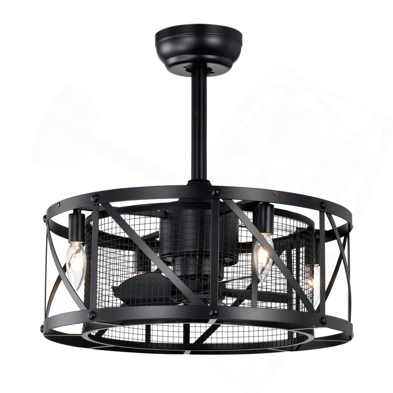 Ventilateur de plafond industriel à 20 pales de 20 po avec télécommande