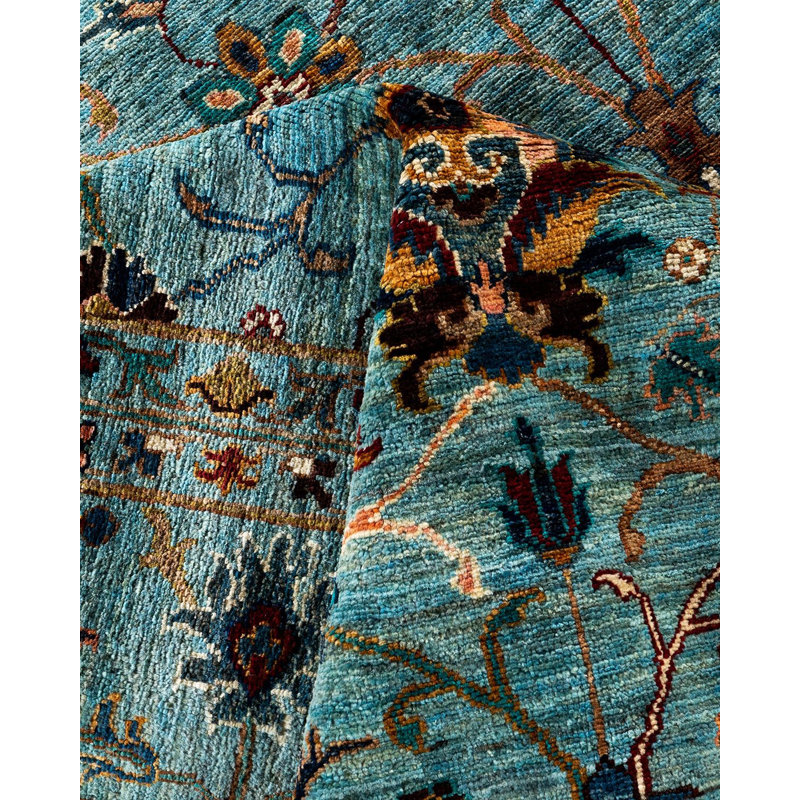 One-of-a-Kind Rectangle 8'9" X 12' Hand Knotted Area Rug