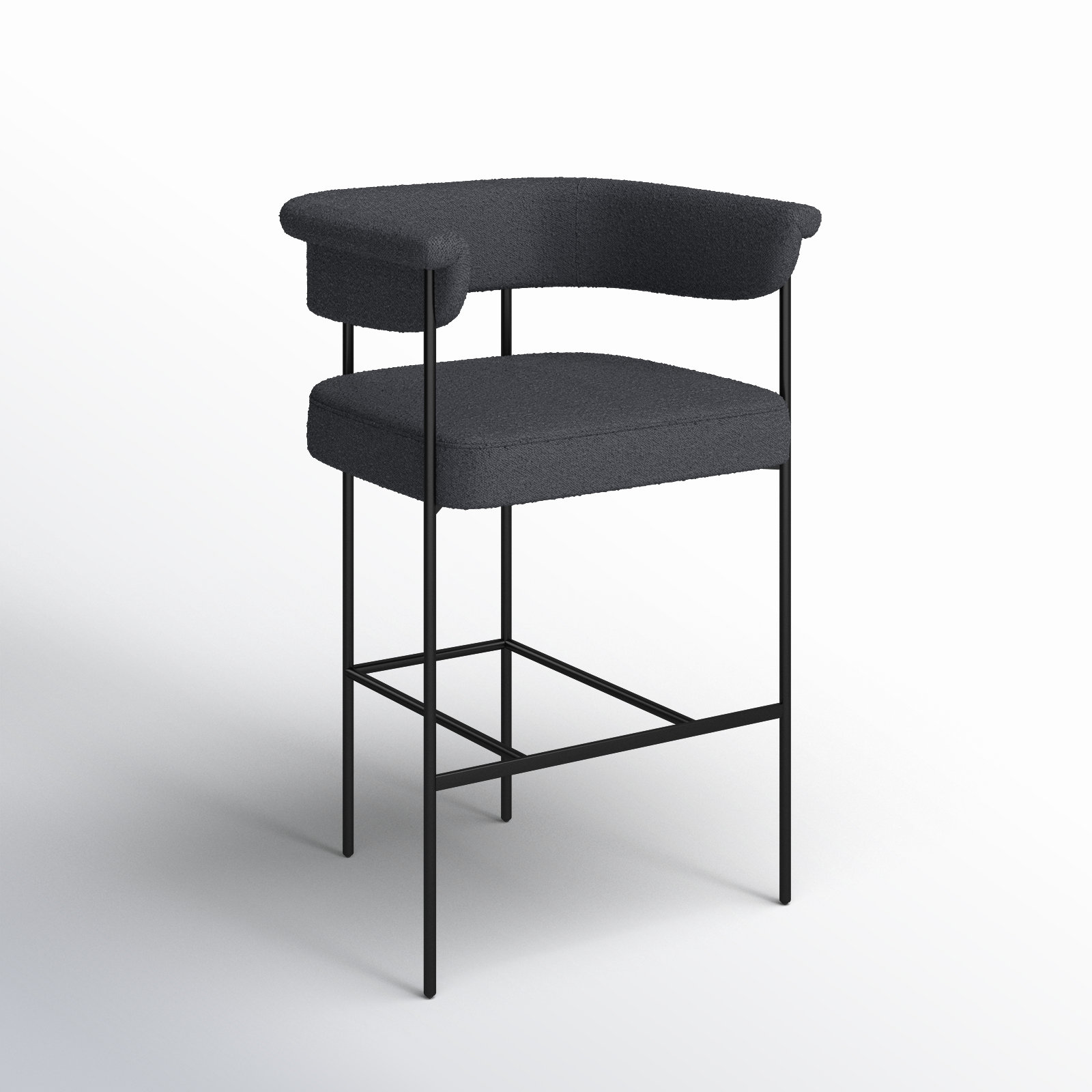 Counter Stool (26.5" Seat Height), Orly Natural Polyester, Solid