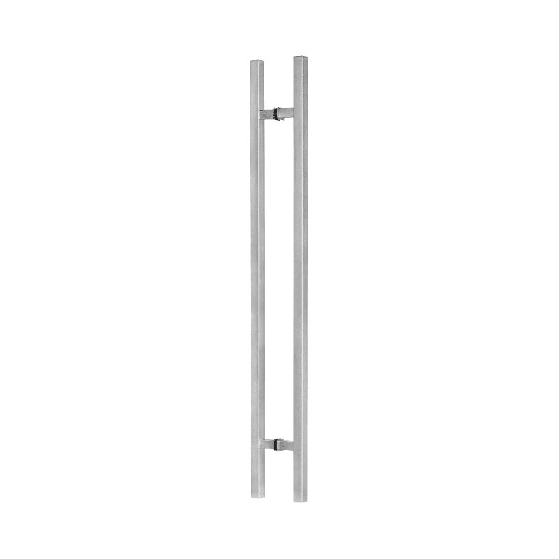 Poignée de porte longue, poignée d'entrée en forme de «H» carrée, acier inoxydable 304, H 84 po x l 5,91 po x P 5,91 po