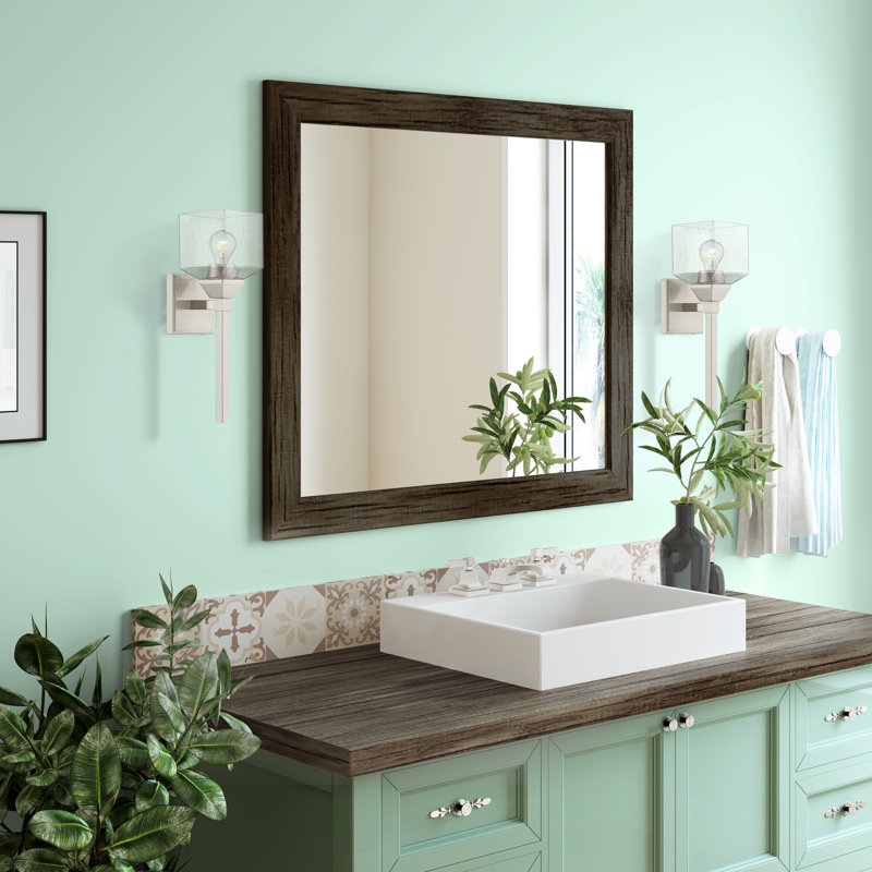Ashanni Dimmable Bath Sconce, Brushed Nickel