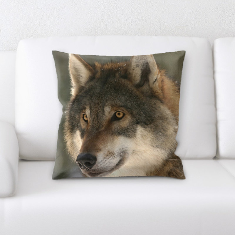Housse et insert de coussin carré Wolf