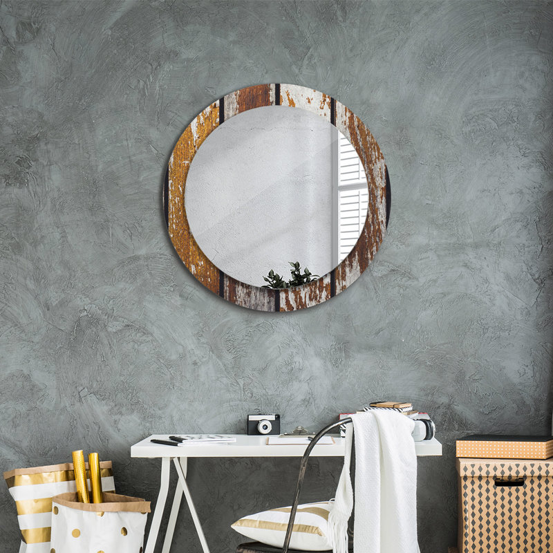 Huldar Glass Flat Wall Mirror