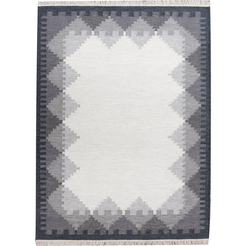 Gamez Hand Woven Wool Grey Indoor Rug, Rectangle 200 x 300cm