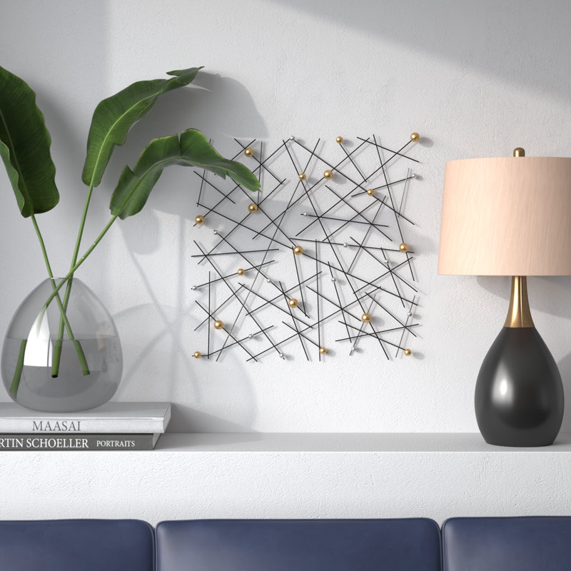 Vitagliano Modern Abstract Wall Decor on Metal