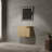 24 "Bathroom Vanity Sink Combo For Big Space,Modern Bathroom Cabinet Cabinet Combination, Bathroom Sink Cabinet Set Without Sink, Oak(Composable)-59562273