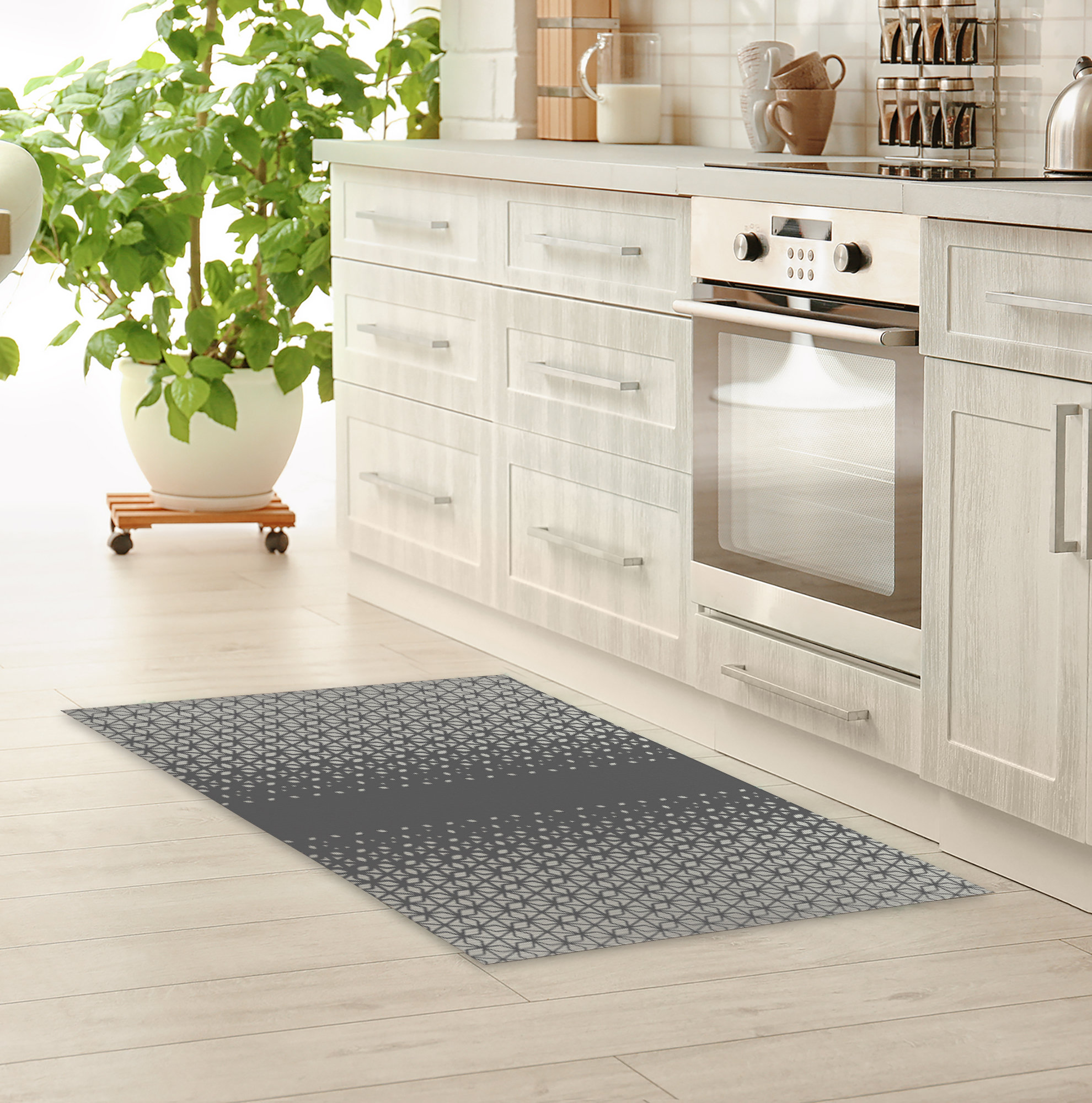 Attaway Kitchen Mat Andover Mills Color: Beige