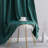 Pleze Velvet Semi Sheer Curtain Pair-69526598-69526593