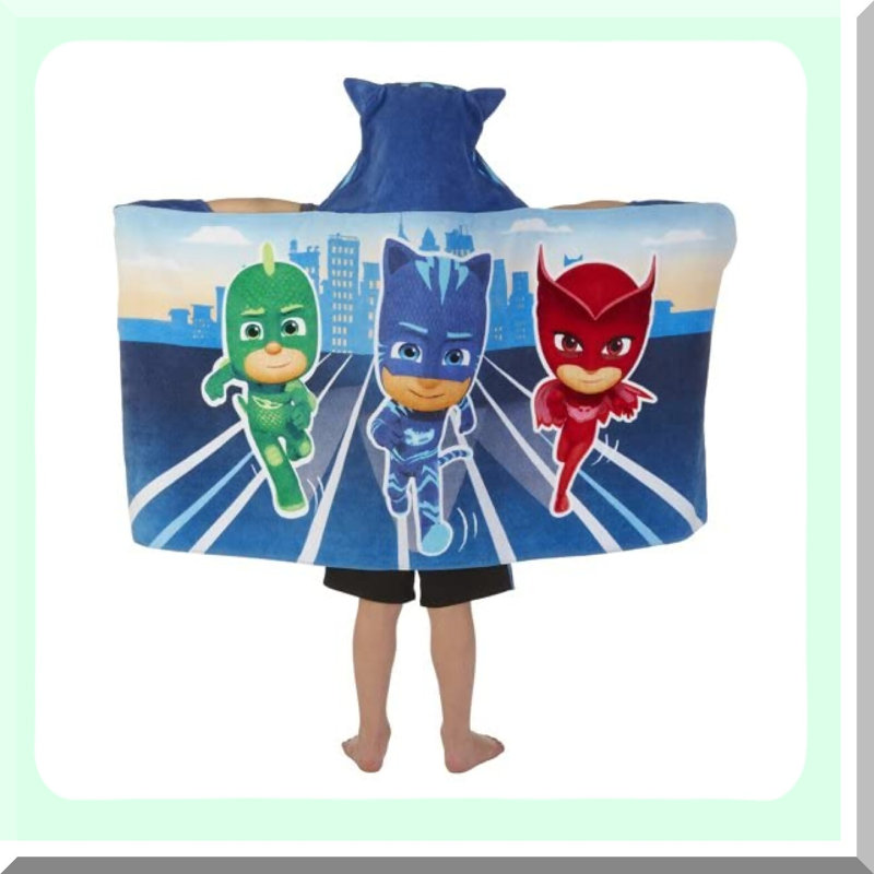 CozySplash Kids Hooded Towel Wrap - Soft Cotton Terry, 24x50, Perfect for Bath, Pool, Beach