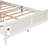Pine wooden Bed with Upholstered Headboard and Panel Footboard,-1788357989-1809944510